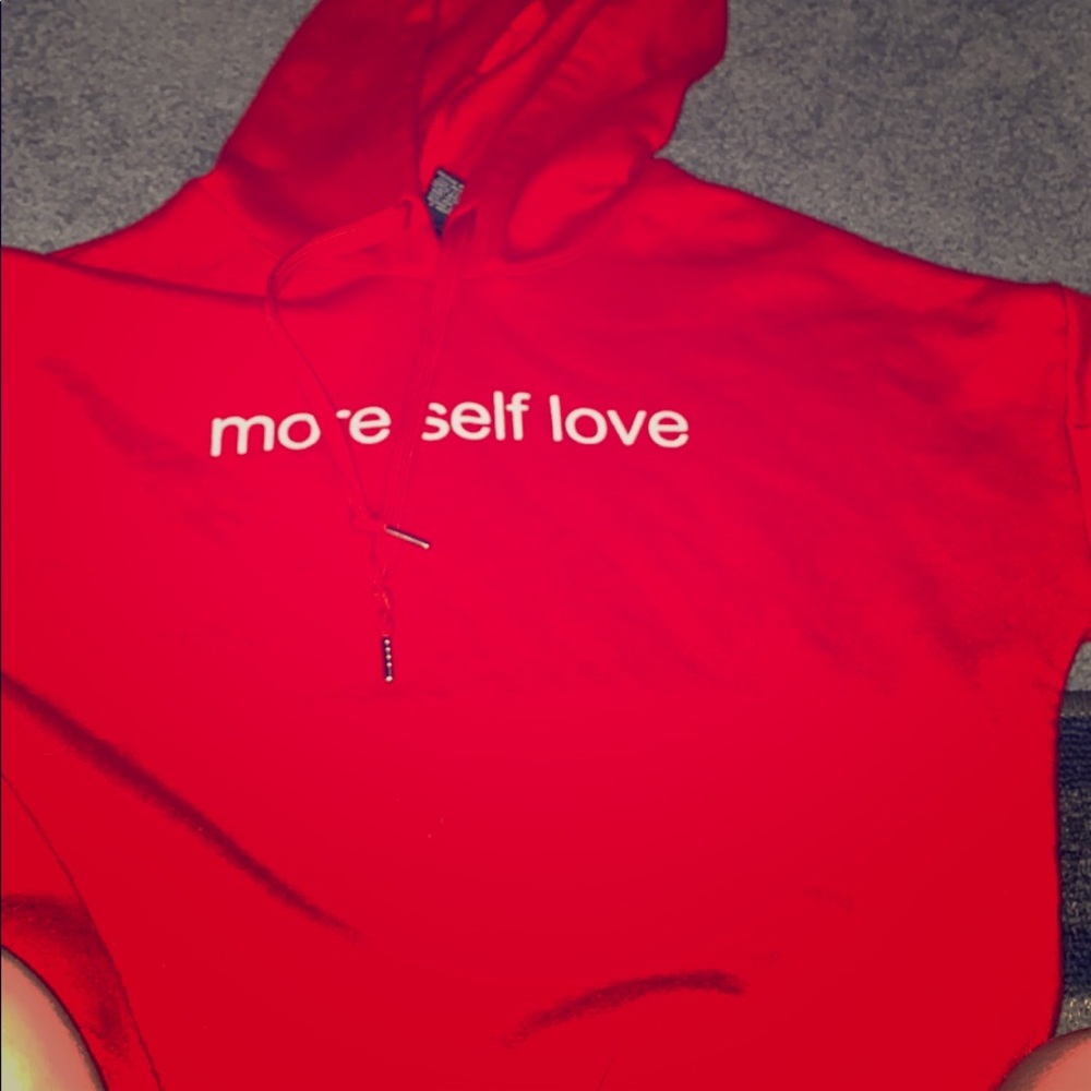 cropped hoodie from Rue 21 self love